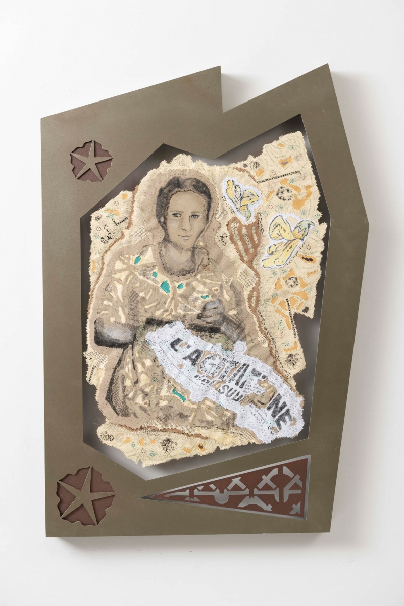 Liberty Flowers World Wild, 2016, tecnica mista su carta, cornici in metallo, plexyglass, cm 83 x 58 x 4,5. ph Giorgio Benni