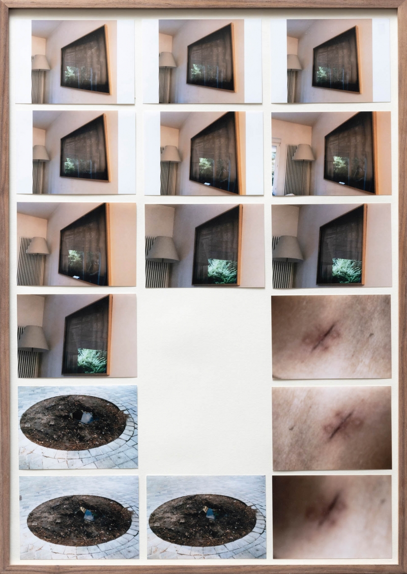Seclusion, 2017, collage fotografico, cm 60,5 x 43