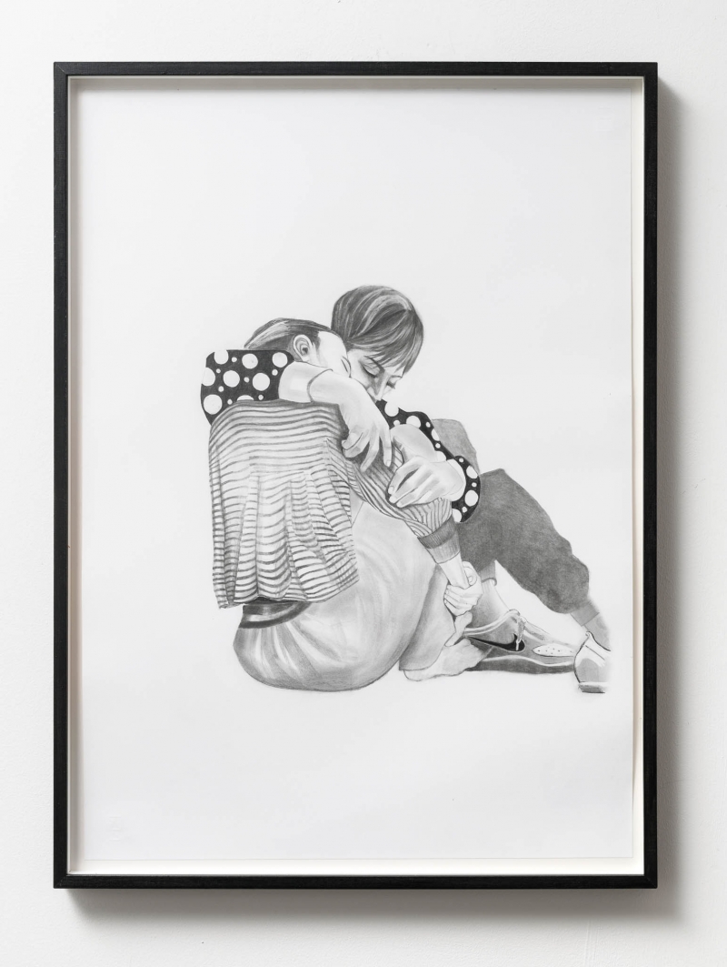 The Comfort, 2025. Matita su carta, cm 75 x 55