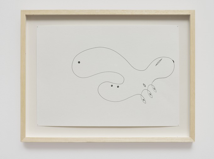 Nave #1, 2019. Acrilico su carta Canson 300mg, cm 38,5 × 51
